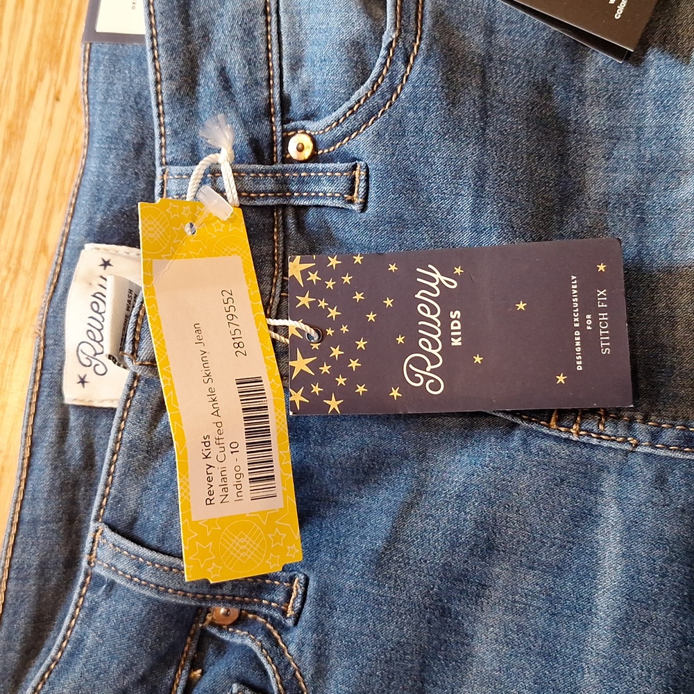 Revery Kids Nalani Cuffed Ankle Skinny Jean - Picture 2 of 2